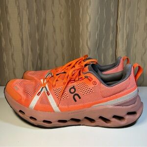 On Cloud Cloudsurfer Trail Men’s 12 Running Shoes - Flame Dustrose 3ME10112150